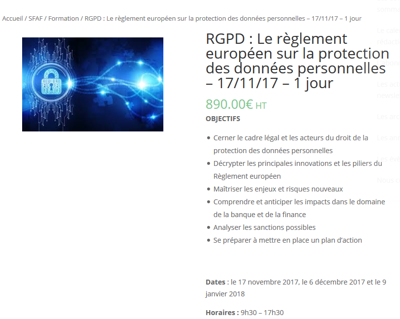 Formation Rgpd Dpo : Formation RGPD / DPO – SYZX